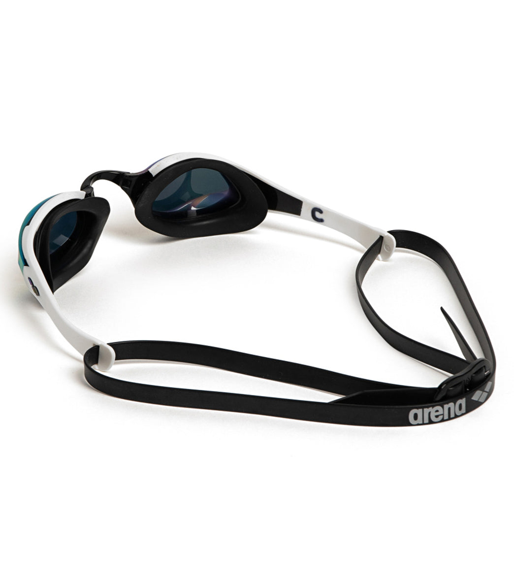 아레나 코브라 엣지 스와이프 미러 고글 수경 Gold/White/Black - 상세 이미지 3