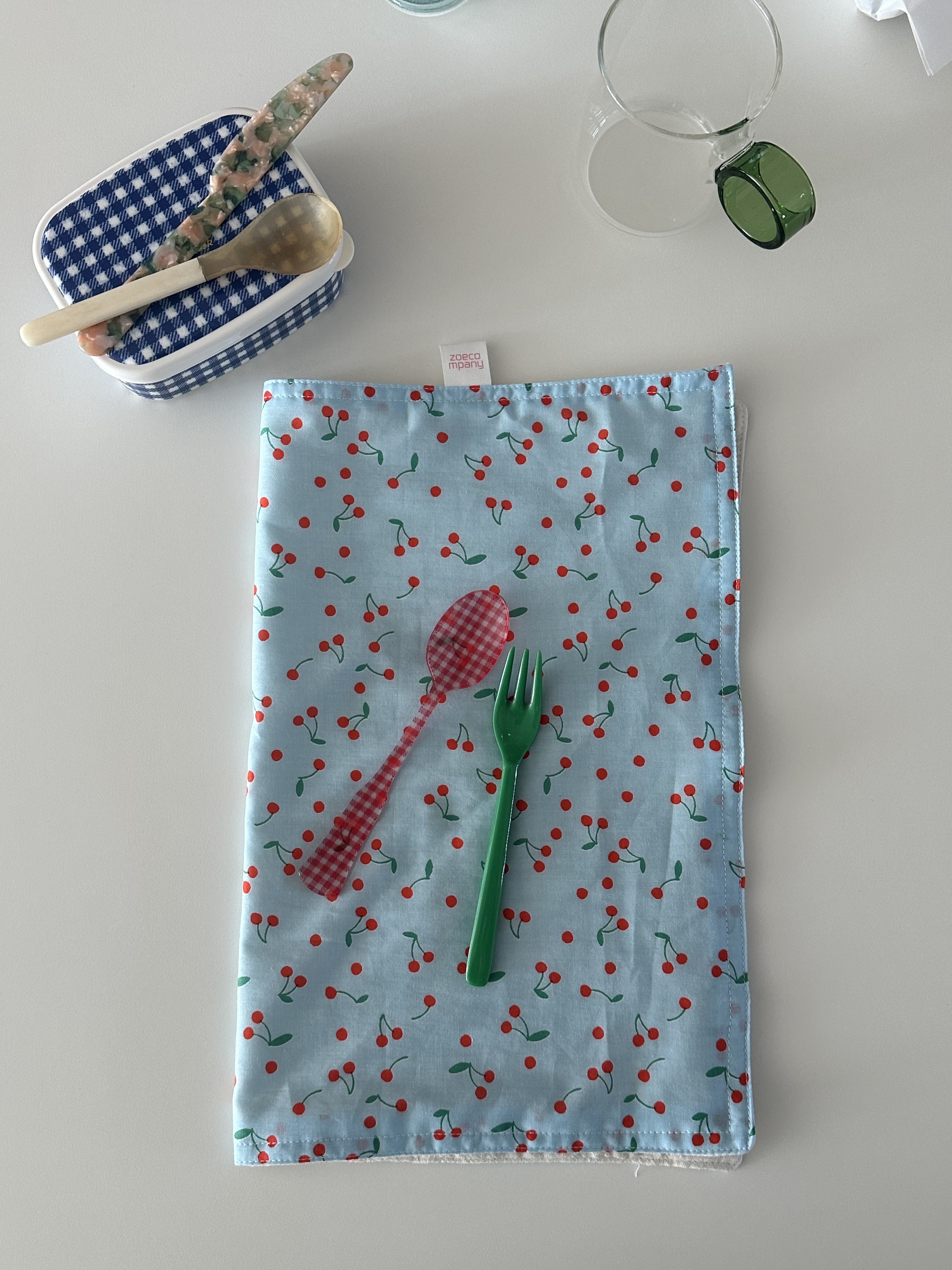 체리 키친크로스 빨아쓰는 강화 소창 셀룰로스 목화솜 행주 면거즈