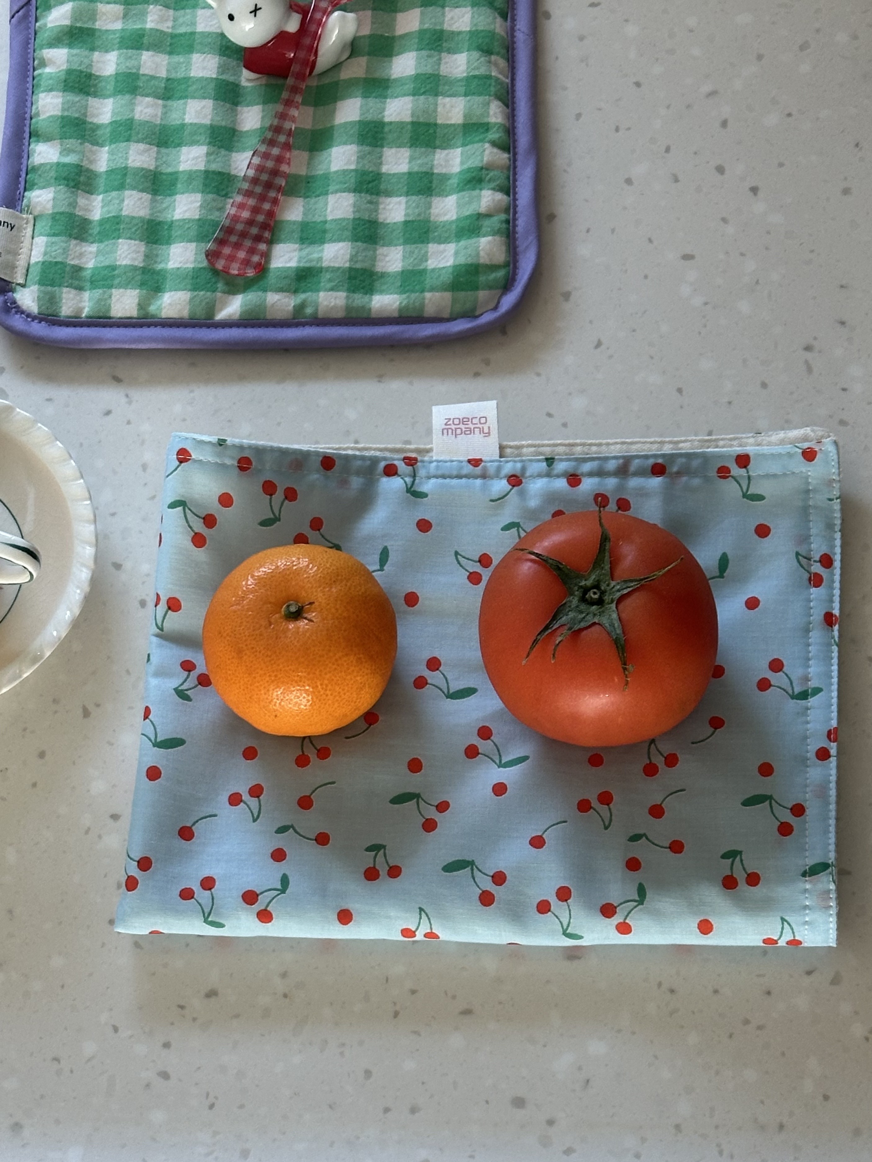 체리 키친크로스 빨아쓰는 강화 소창 셀룰로스 목화솜 행주 면거즈