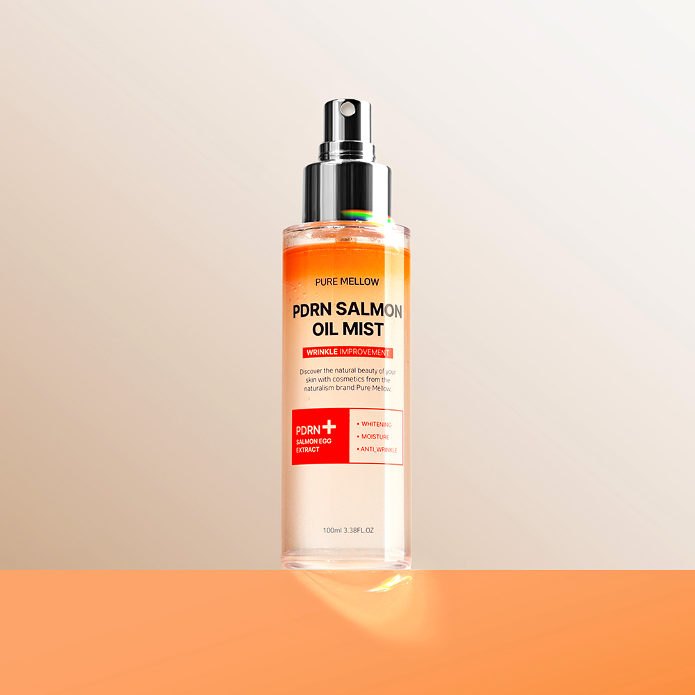 퓨어멜로우 PDRN 연어 오일 미스트 100ml 미백 주름개선 재생 피부과 탄력세럼미스트 - 상세 이미지 4