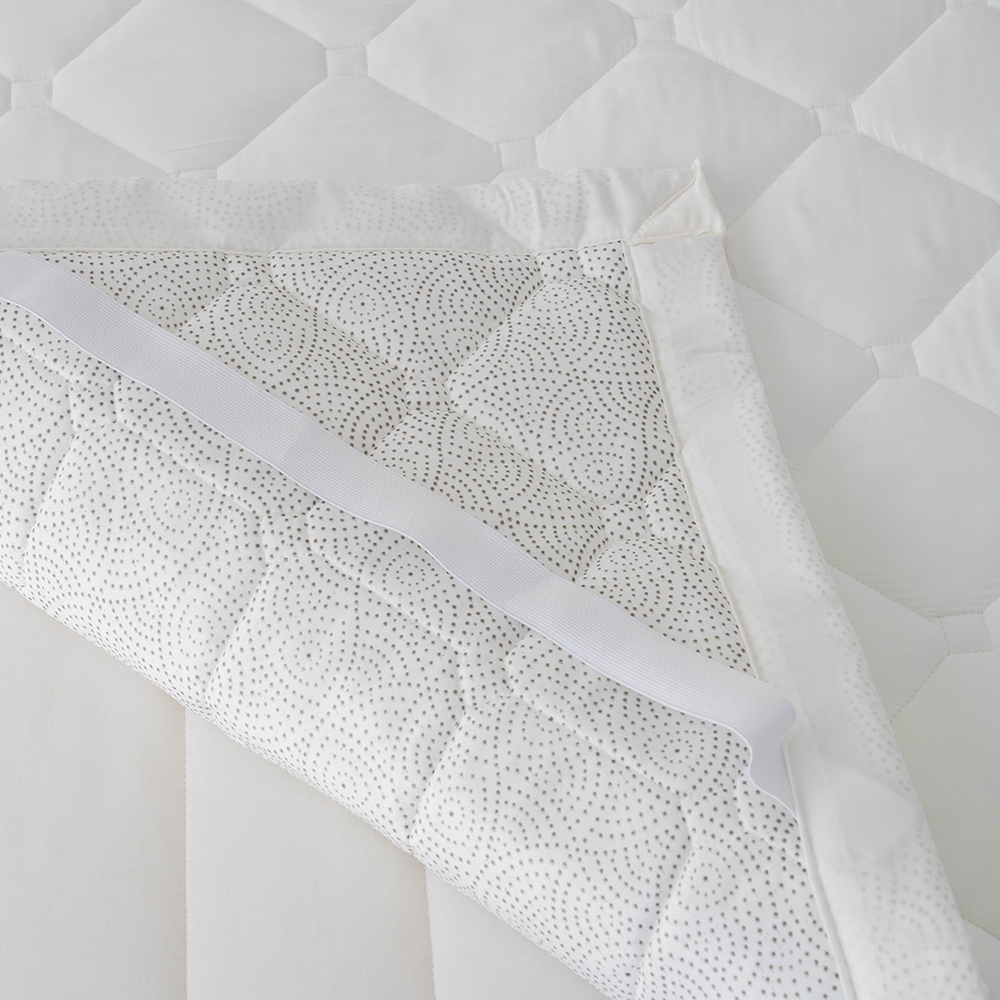 송화침장 모달 사계절패드 슈퍼싱글 킹 논슬립 고정밴드 침대패드