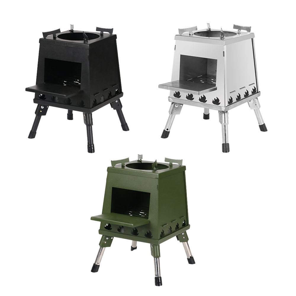캠핑 접이식 화로대 화덕 화로 스토브 장작 불멍 사각 S