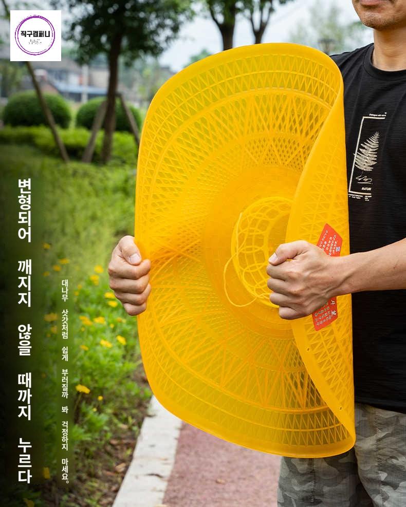 농부 자외선차단 그늘막 삿갓 밭일 낚시 방수 모자 농사모자 - 상세 이미지 3