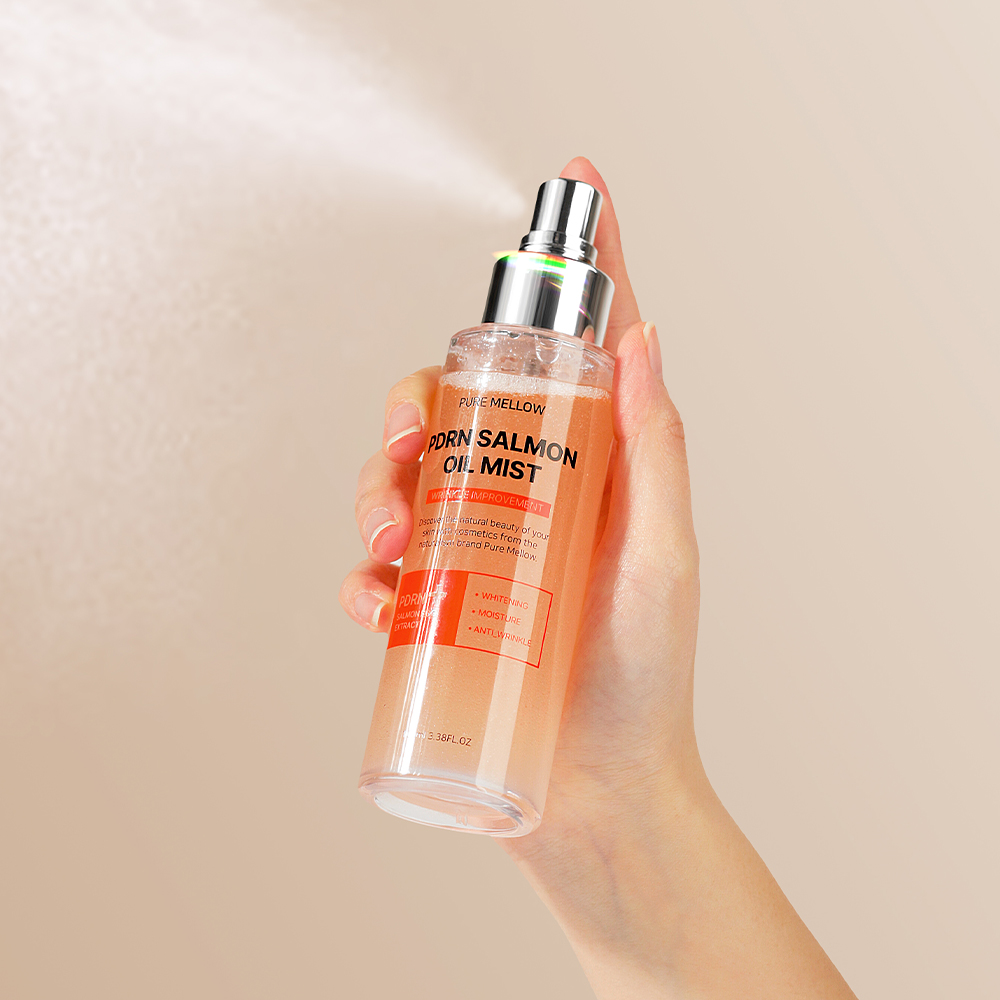 퓨어멜로우 PDRN 연어 오일 미스트 100ml 미백 주름개선 재생 피부과 탄력세럼미스트 - 메인 이미지