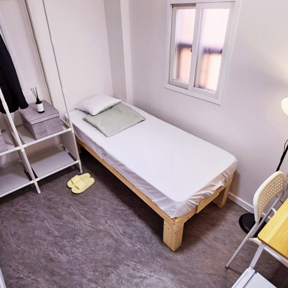 원룸침대 미니 싱글 자취방 작은방 고시원 작은 좁은 침대 750