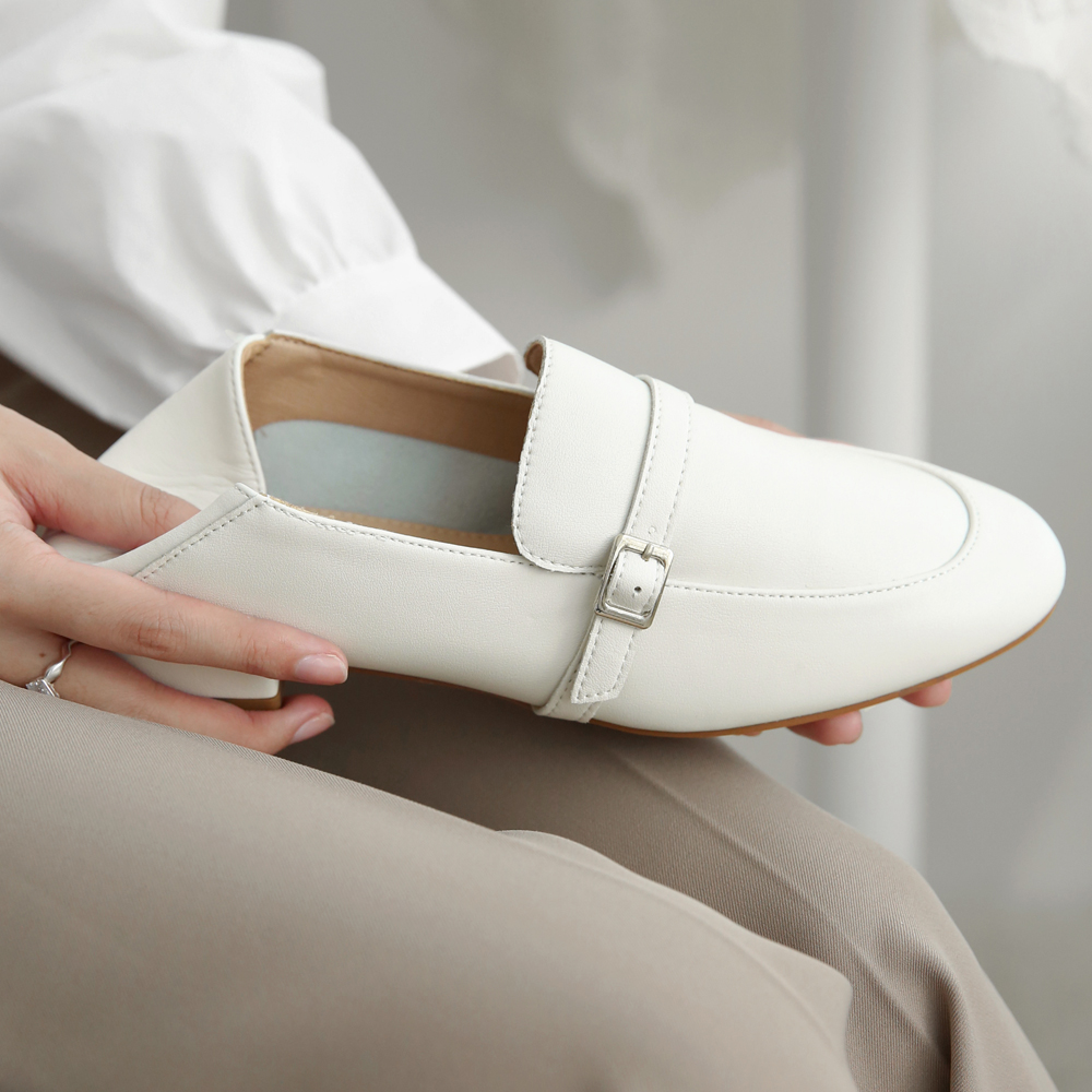 천연소가죽 여성로퍼 발편한 키높이로퍼 3cm