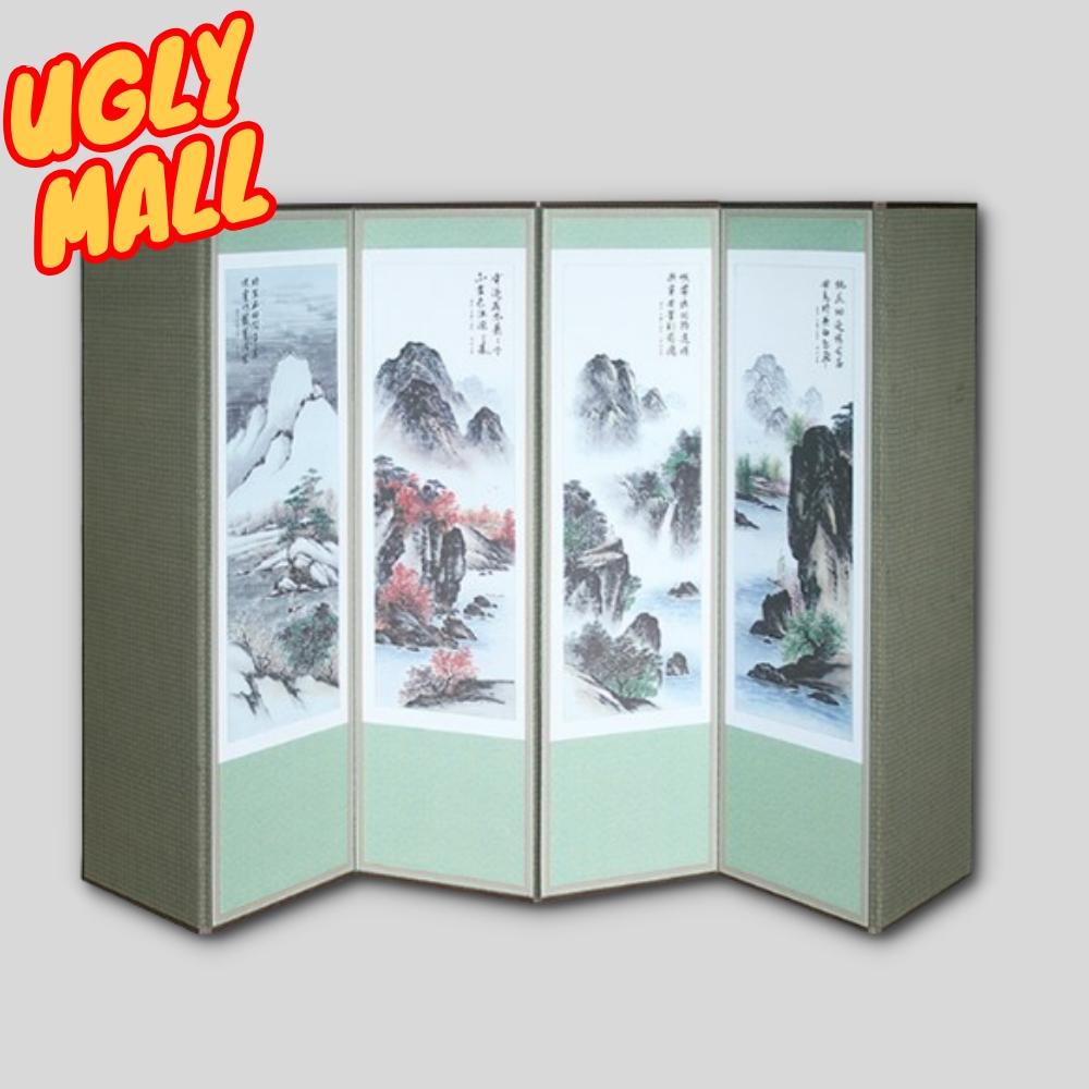 산수화제사병풍6폭 제수용병풍 차례상병풍 - 상품 이미지