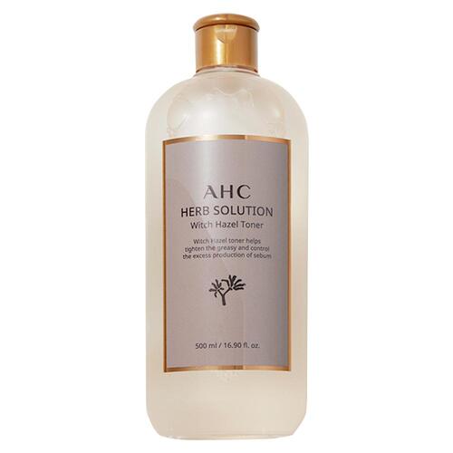 AHC 허브 솔루션 위치하젤 대용량 토너 500ml : 고투베이직