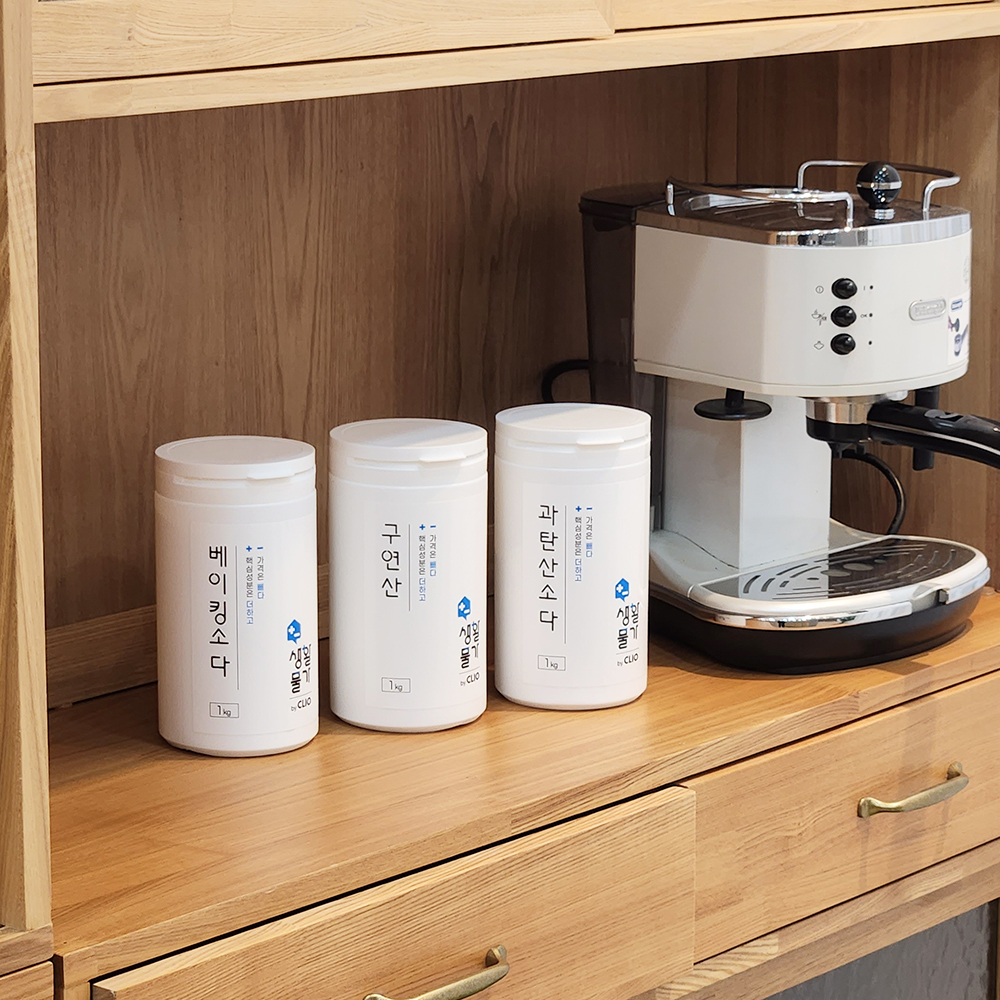 [생활물가] 베이킹소다/과탄산소다/구연산 1kgx3개