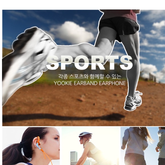 귀에거는 이어폰 귀걸이 이어폰 귀안아픈 귀걸이형 이어폰 - 상세 이미지 5