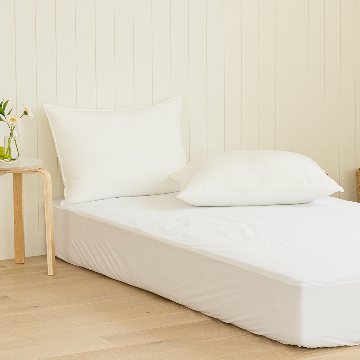 마이하우스 알러지케어 매트리스 방수커버 화이트, S.SS(싱글.슈퍼싱글겸용)