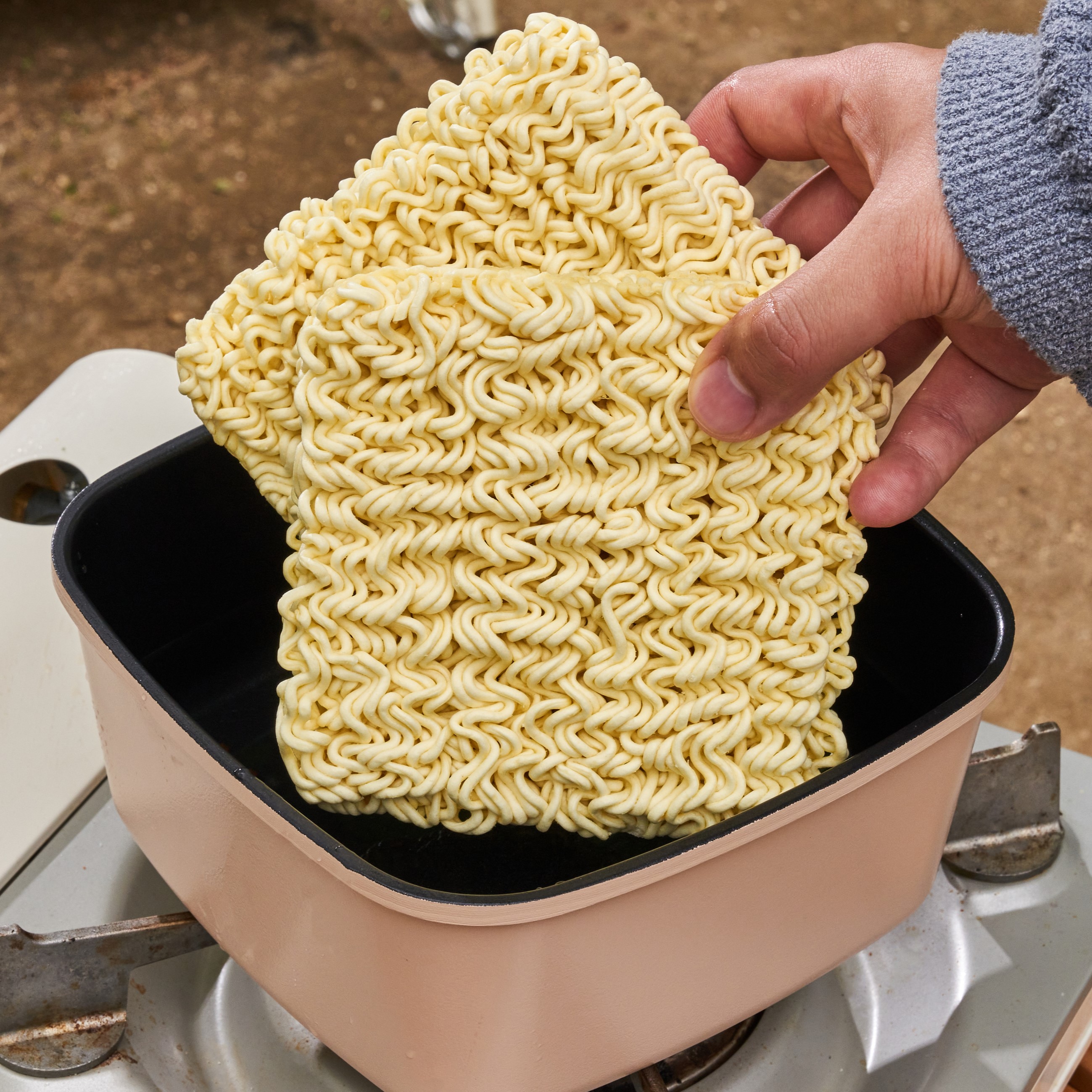 보오글 인덕션 냄비 논스틱코팅 사각 인덕션용 냄비 단품 18cm 이미지 7