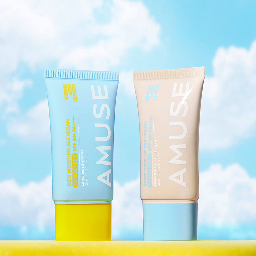 어뮤즈 베이지 톤업 365 비건 선크림 40ml SPF50+ 이미지 3