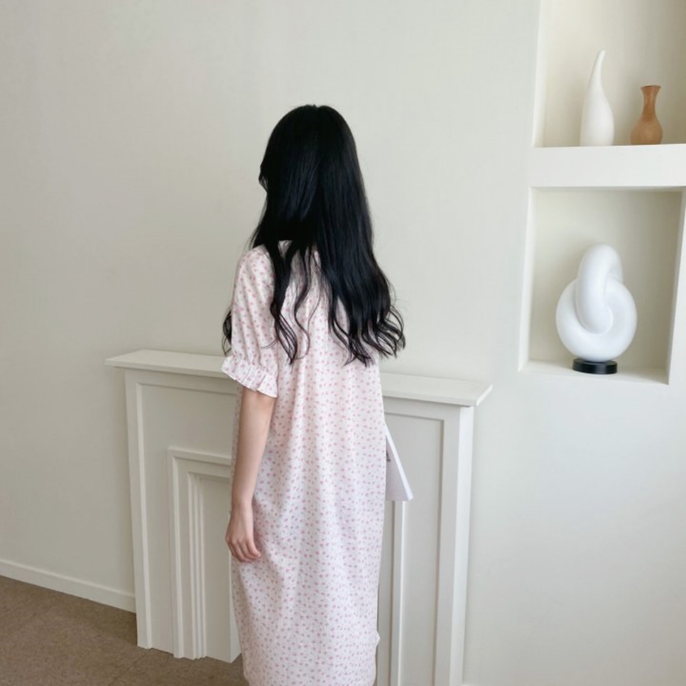 엄마딸 커플룩 모녀 커플 원피스 아기 실내복 국산 여름 임산부 원피스 산후조리원 이미지 6