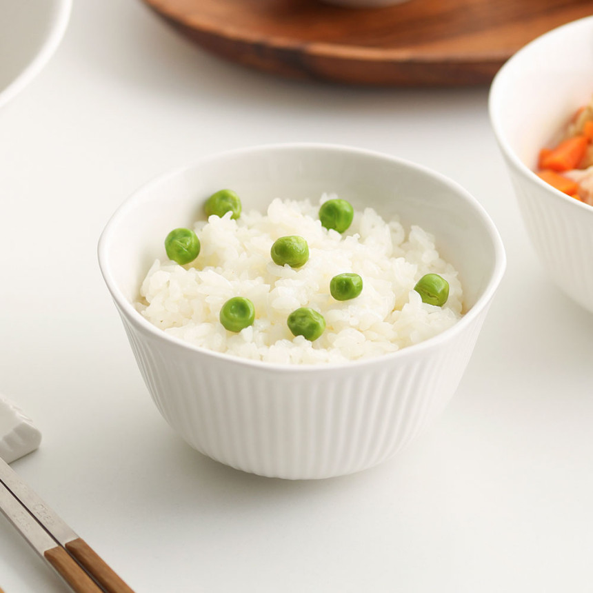 윤도자기 순백 화이트 국산 6인 그릇세트 37P 신혼식기 사진 6