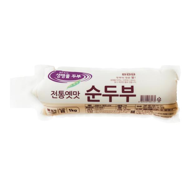 전통옛맛순두부 신앙촌식품 냉장 1Kg : 식재온