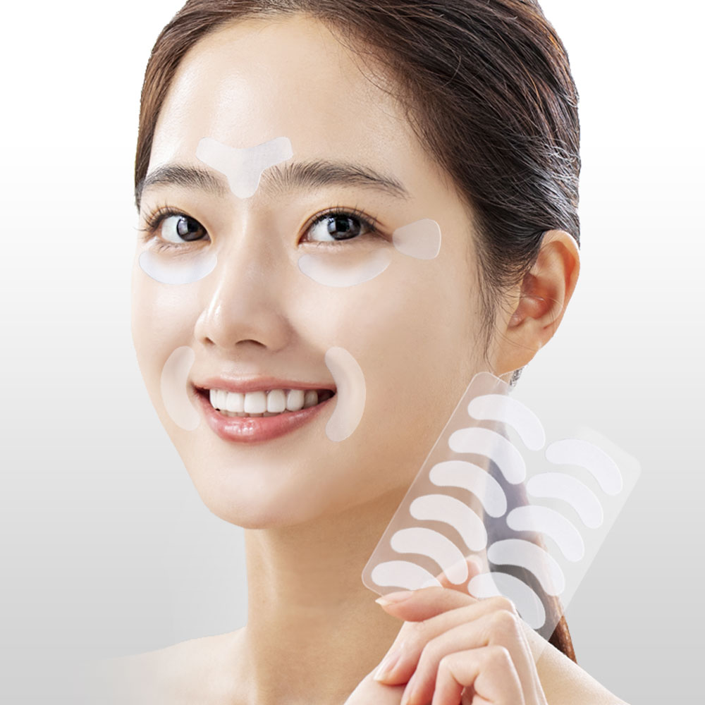 팔자주름 이마 미간 눈밑 얼굴 주름 제거 없애기 리프팅 패치 테이프 - 상세 이미지 5