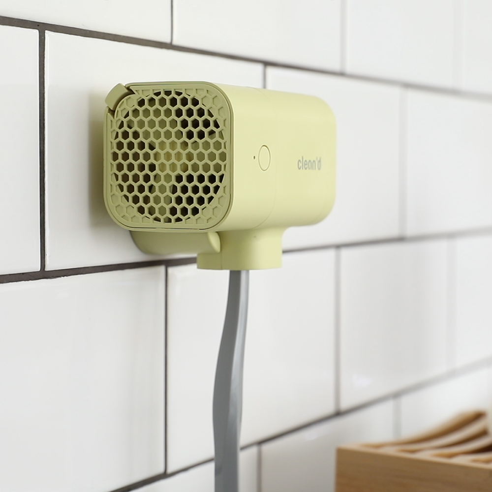 클린디 휴대용 무선 칫솔살균기 윈디 화이트