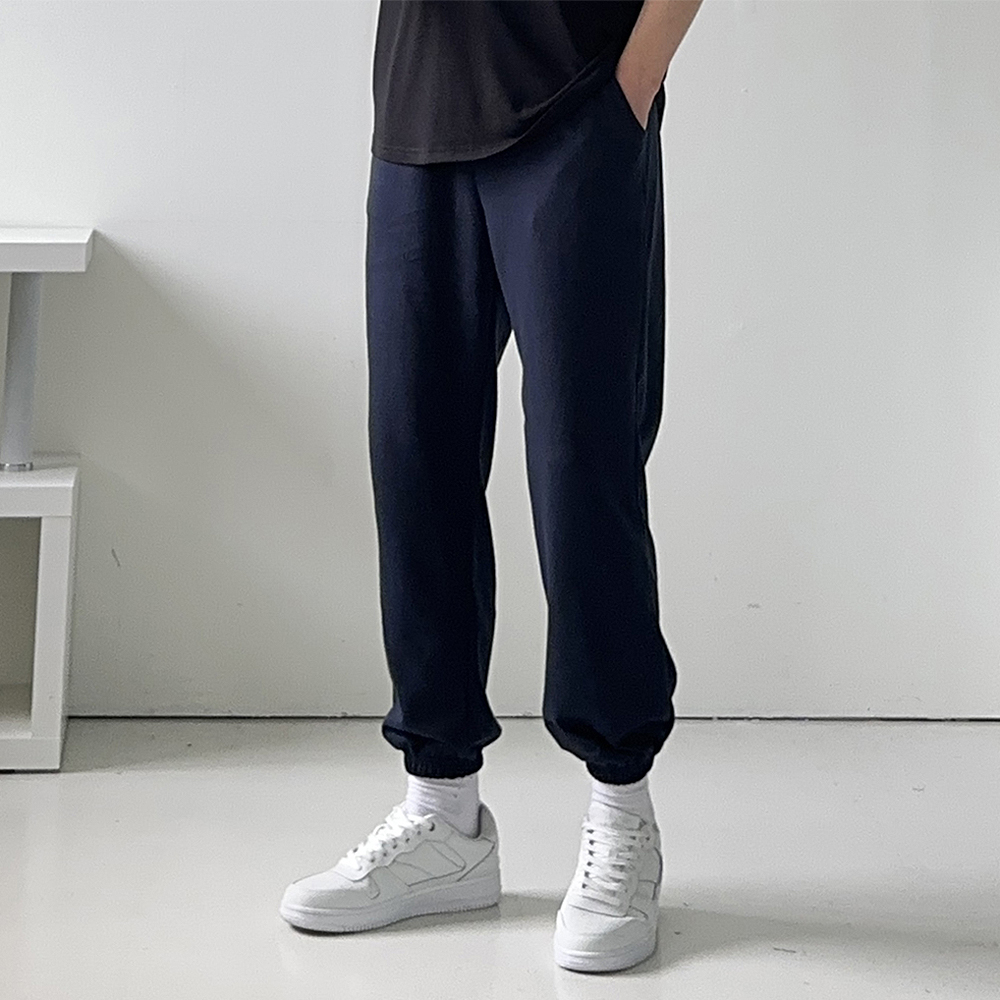 남자조거팬츠 남자 면 바지 트레이닝 밴딩 팬츠 - 상세 이미지 4