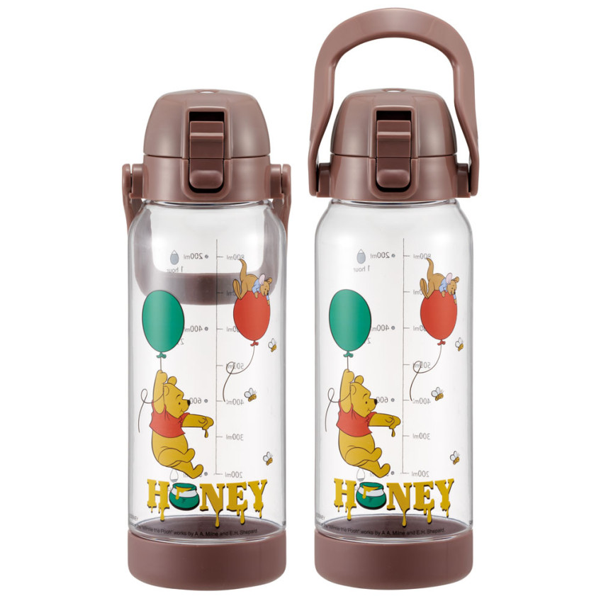 [발주상품 2~4 영업일 후 발송예정] 스케이터 곰돌이푸 캐릭터 드링크 마커 보틀 1000ml PDMK10 - 주방·식기 - 하카타몰