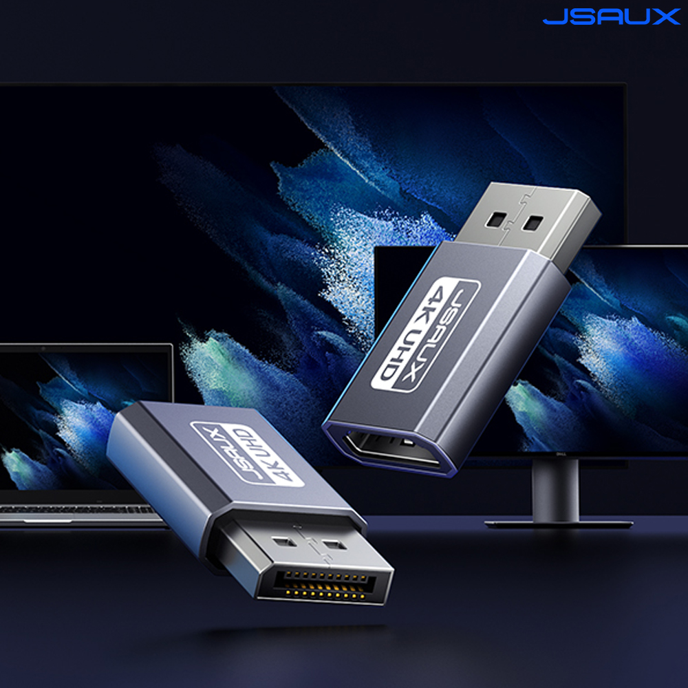 JSAUX DP to HDMI 젠더 변환 컨버터 4K지원 2개세트 이미지 7