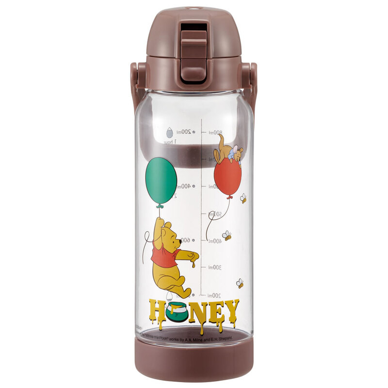 [발주상품 2~4 영업일 후 발송예정] 스케이터 곰돌이푸 캐릭터 드링크 마커 보틀 1000ml PDMK10 - 주방·식기 - 하카타몰