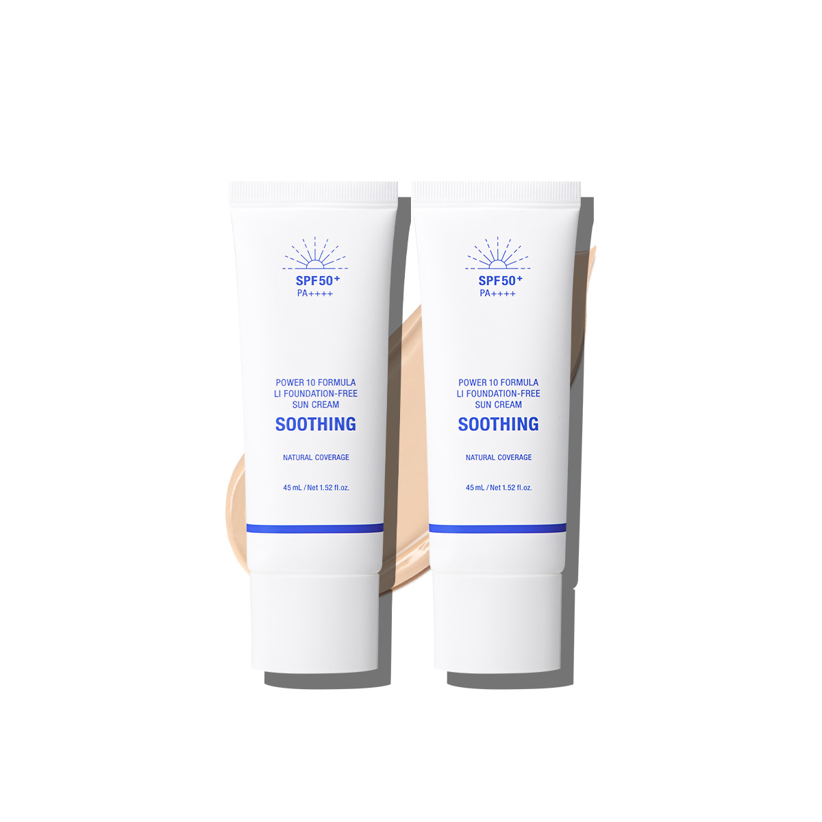 잇츠스킨 파워10 감초줄렌 파데프리 선크림 [SPF50+ PA++++] 45ml, 2개 이미지 2