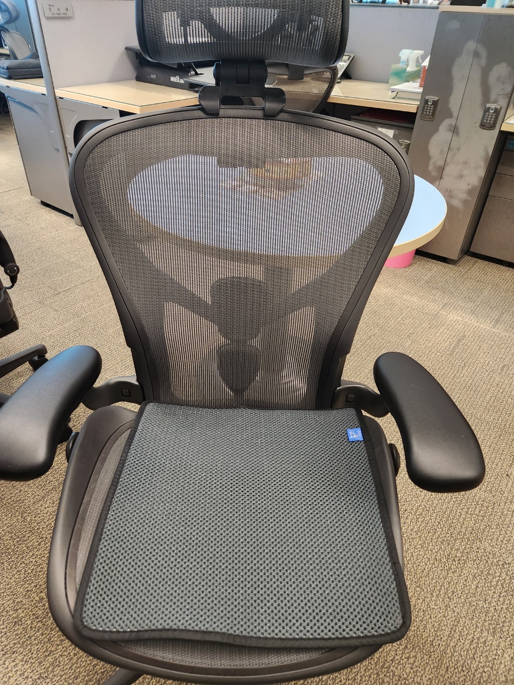 슬래빗 쿨방석 통풍 여름 실리콘 쿨링 방석 벌집 메쉬 냉감