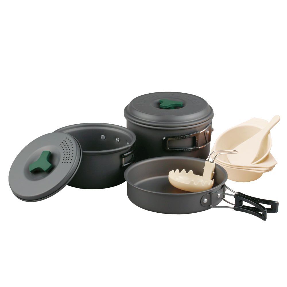 티에라 캠핑 코펠세트 경량 식기 냄비 그릇 가방 3-4인용