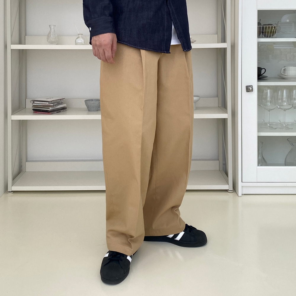 벌룬팬츠 남자통바지 남자면바지 치노팬츠 - 상품 이미지