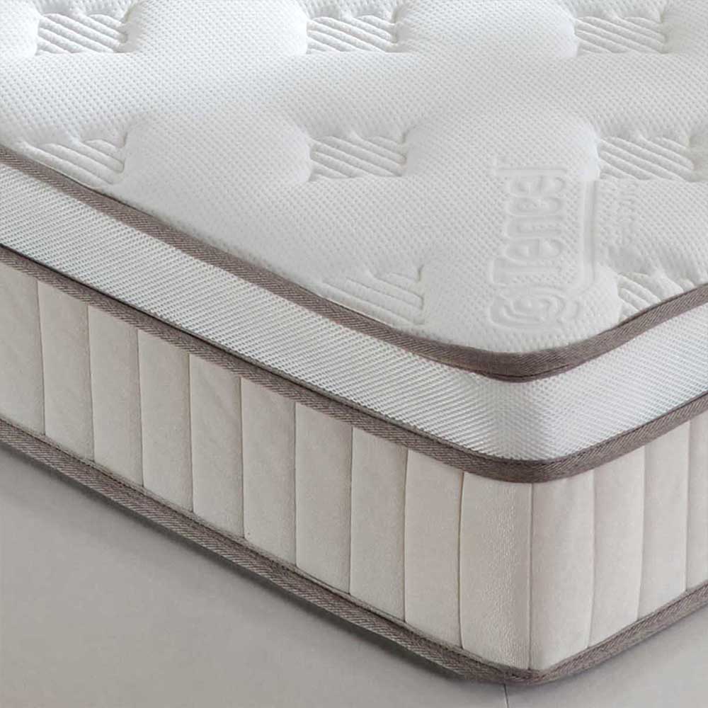 허리에좋은 수면매트 1인용 침대 매트리스 바닥 단단한 포켓 스프링 싱글