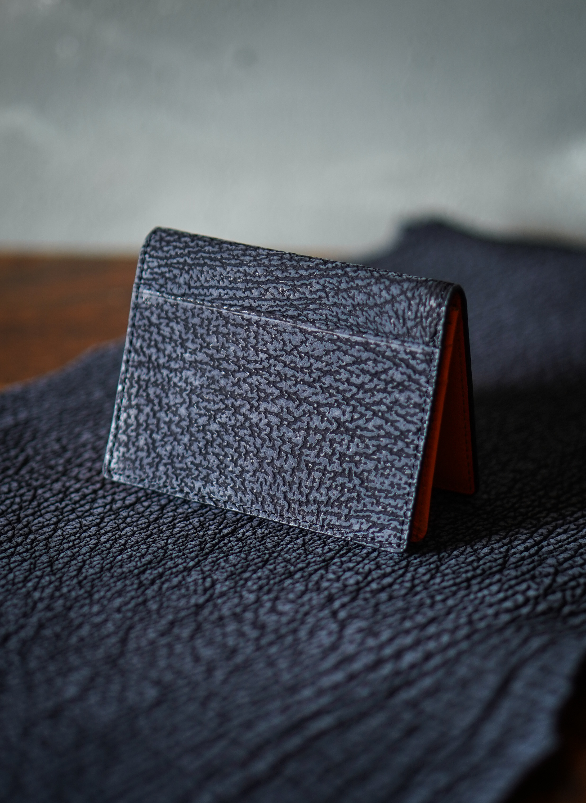 Blue Shark 상어가죽 카드케이스 명함지갑