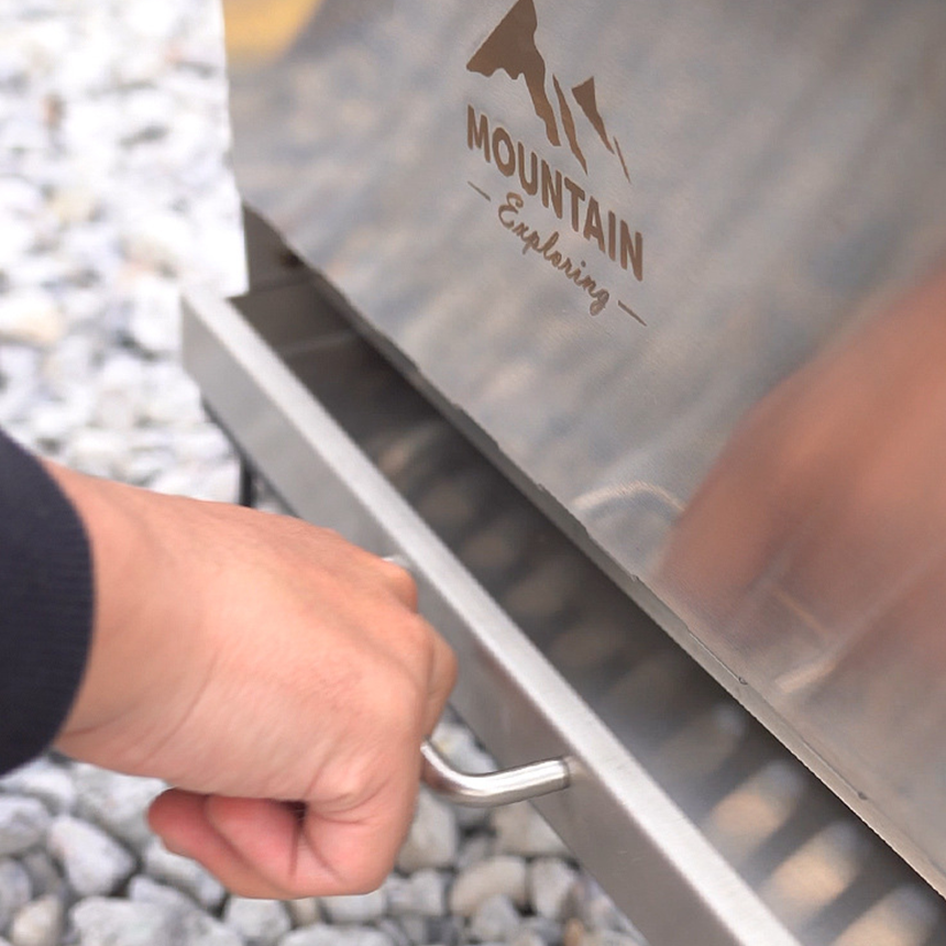 캠핑 화로대 불멍 난로 바베큐 그릴 이중연소 뚜거운 스테인레스 재질