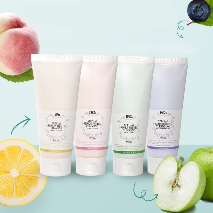 칙칙한 피부 생기 가득 스페셜 후르츠 레몬 클린징폼 125ml 모공 각질 관리 세안제 - 상세 이미지 2