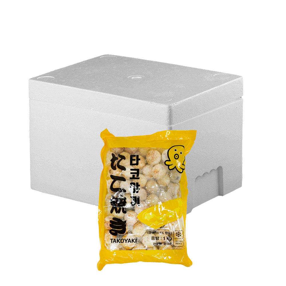 [15봉묶음] 업소용 대용량 에스제이 타코야끼(20gx50개입) 1kg : 푸드창고 FOODSTORE