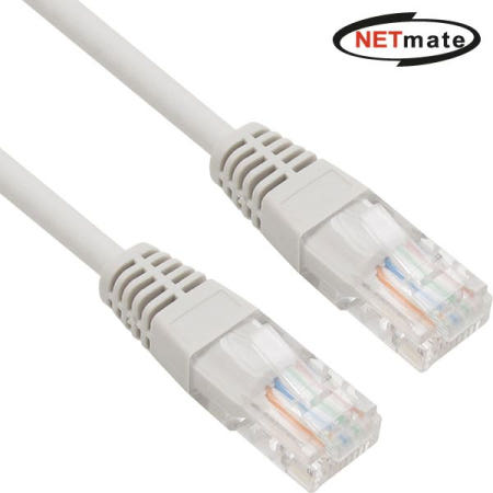 강원전자 넷메이트 NMC-U5150G CAT.5E UTP다이렉트 케이블(그레이) 15m