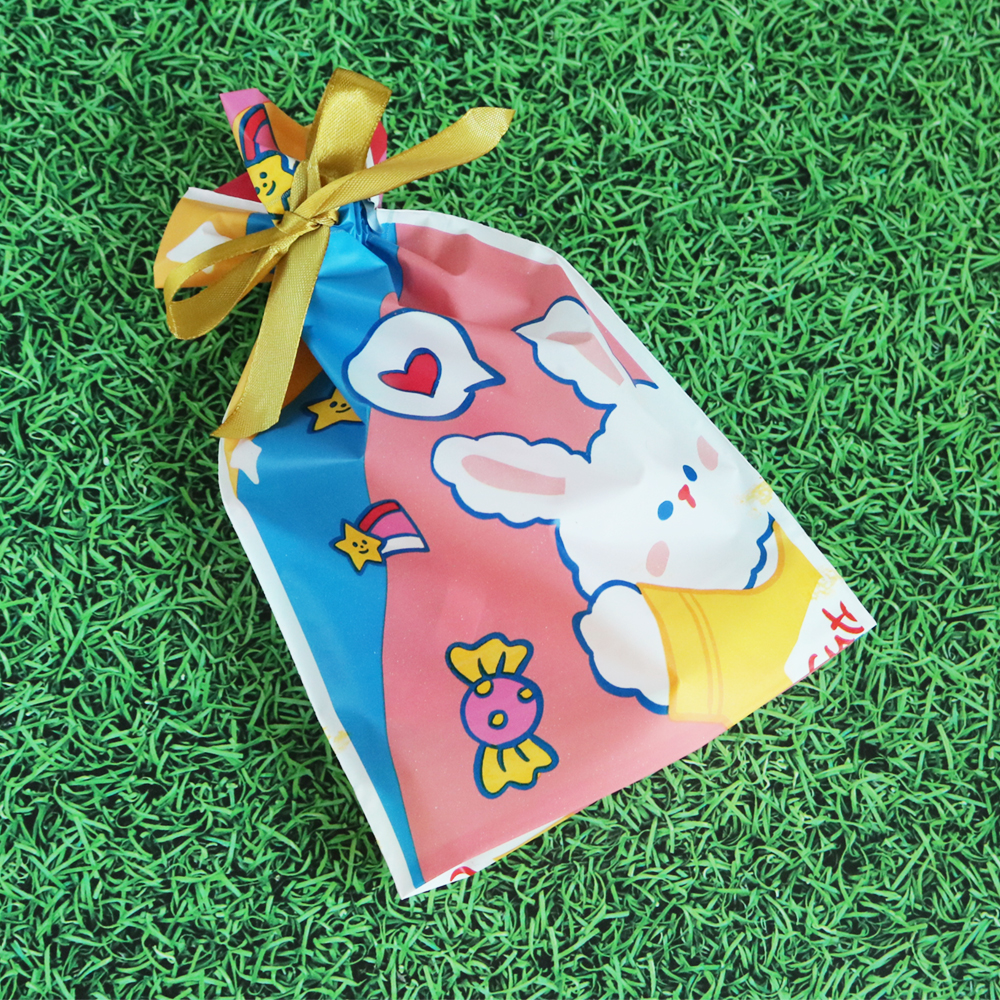 니즈엘 고리 수건 곰 타올(소) 30x30 어린이집 생일 답례품 컬러풀토끼 이미지 7