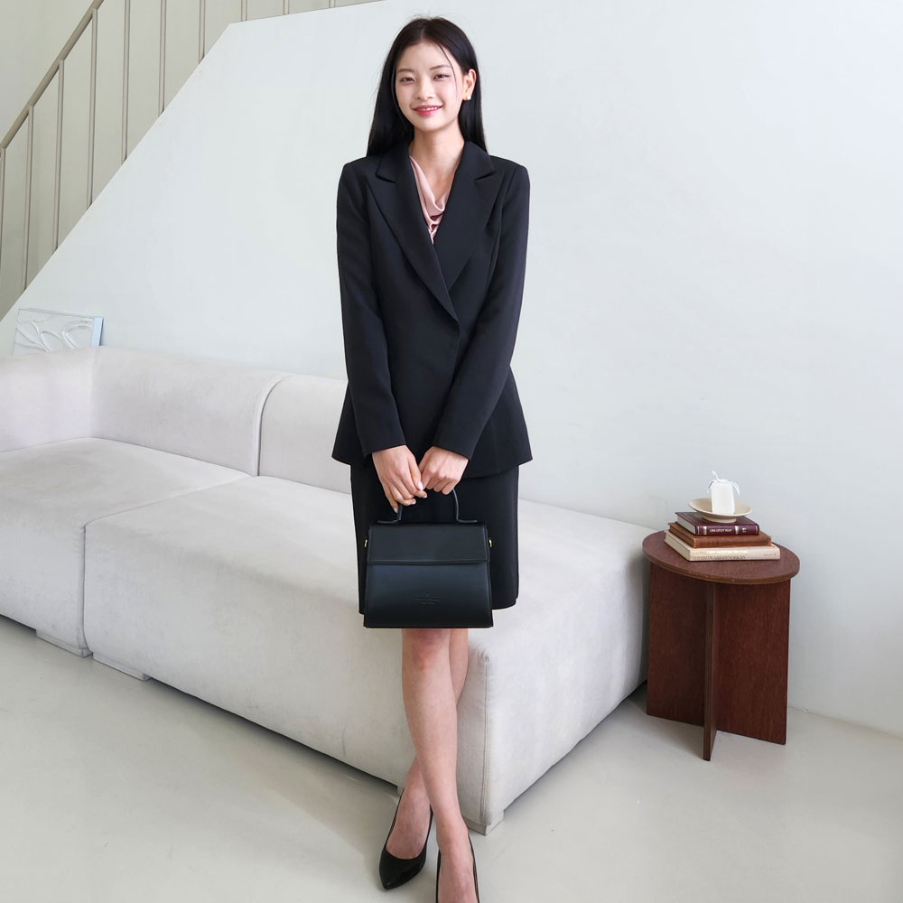 여성 캐주얼 정장 자켓 테일러드 스판 [헬로우] - 상세 이미지 3