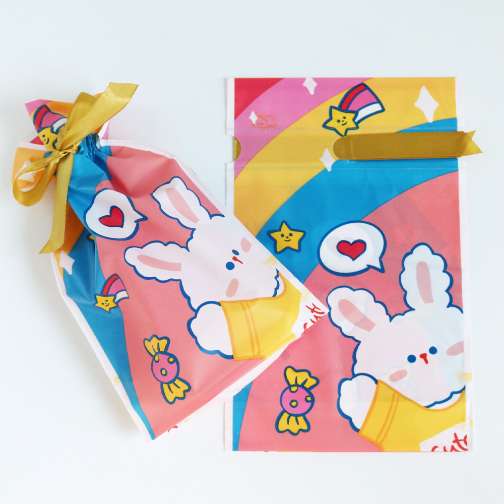니즈엘 고리 수건 곰 타올(소) 30x30 어린이집 생일 답례품 컬러풀토끼 이미지 8