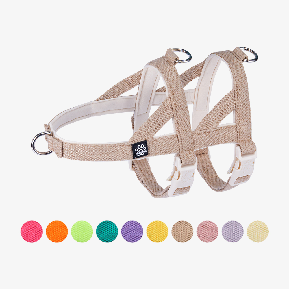 강아지 하네스 탈출방지 앞섬방지 소형견 관절보호 슬개골 앞고리 팔레트