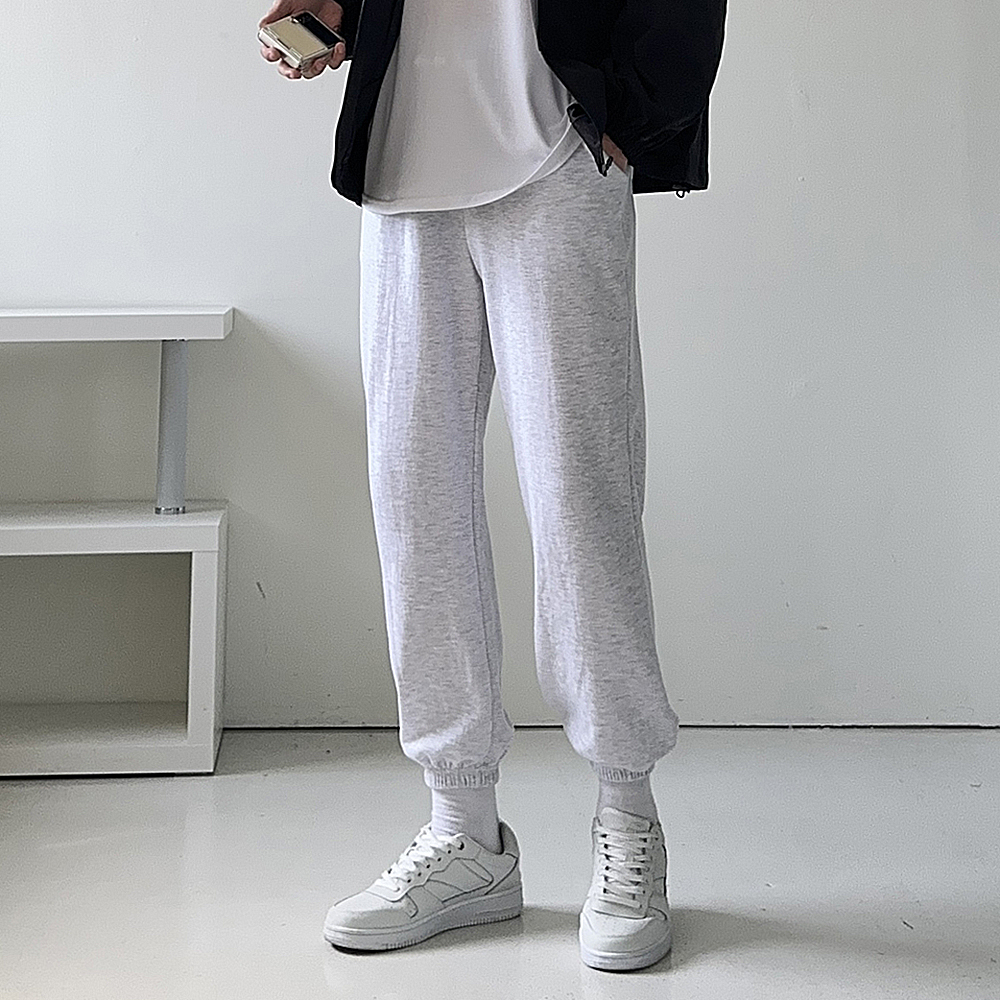 남자조거팬츠 남자 면 바지 트레이닝 밴딩 팬츠 - 상세 이미지 3