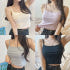 핑크앤다이아 스무드 스퀘어 크롭탑 골지 레이어드 민소매 데일리 이너웨어 ... 착용 후기 | 사이즈/핏 총정리 썸네일
