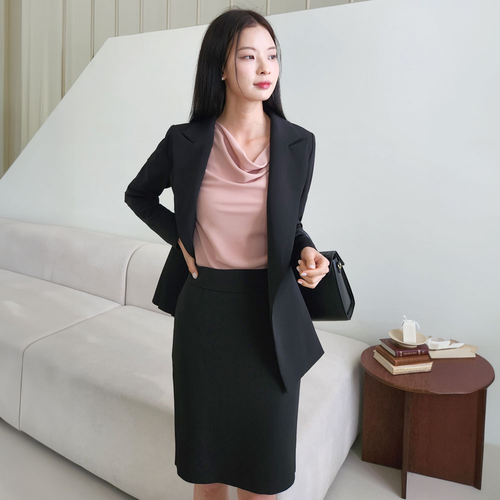 여성 캐주얼 정장 자켓 테일러드 스판 [헬로우] - 상세 이미지 2