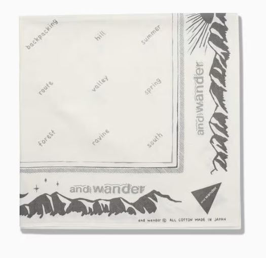 앤드원더 스카프 reflective words bandanna 5744987239 - 상세 이미지 2