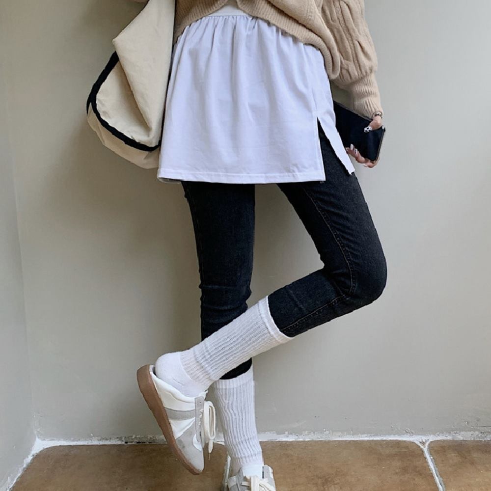 힙커버 스커트 1+1 레깅스 치마 엉덩이가리개