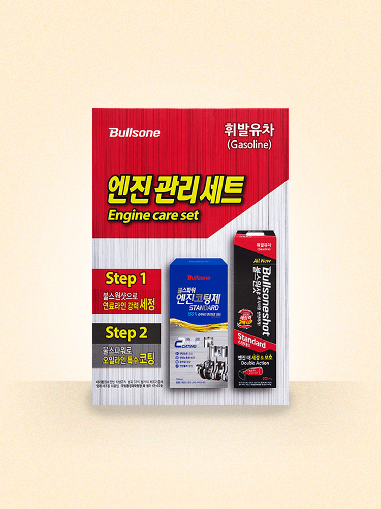 [불스원] 스탠다드 엔진관리세트 불스원샷 불스파워 엔진코팅제 휘발유