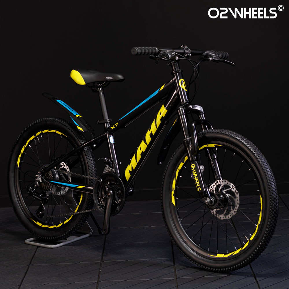오투휠스 마하 X7 기계식 55.9cm(22인치) 주니어 초등학생 MTB 자전거 반조립