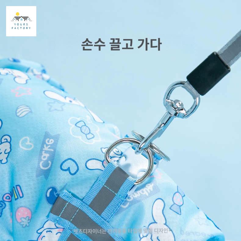 강아지신발달린옷 후드달린 눈 방수 애완동물 애완견 - 상세 이미지 3