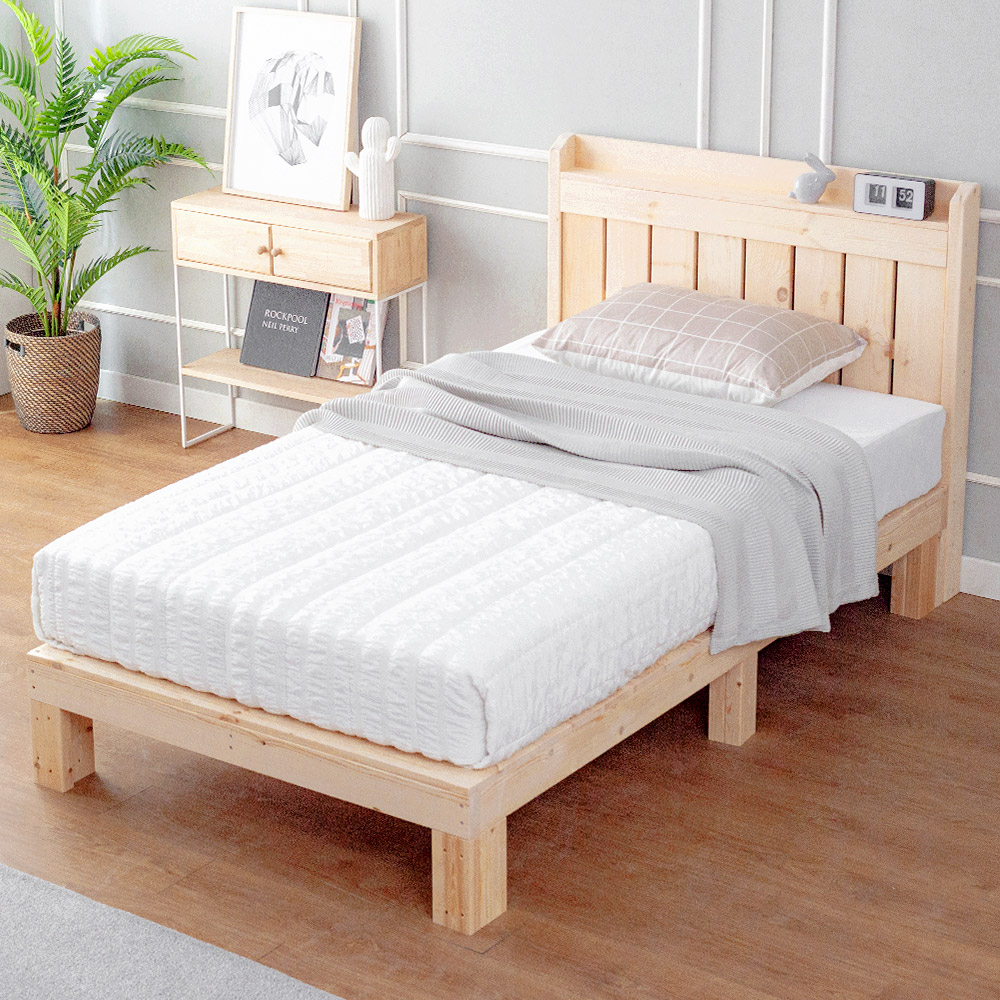 평상형 침대 프레임 원목 싱글 틀 평상 무헤드