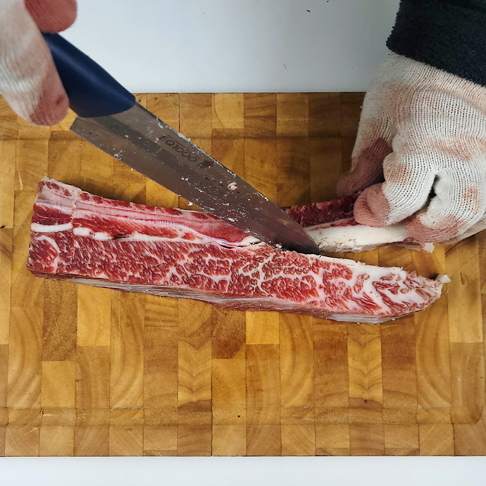 1+1 편리한 뼈 없는 캠핑 우대갈비 200g 400g 스테이크 미국산 캠핑 소고기